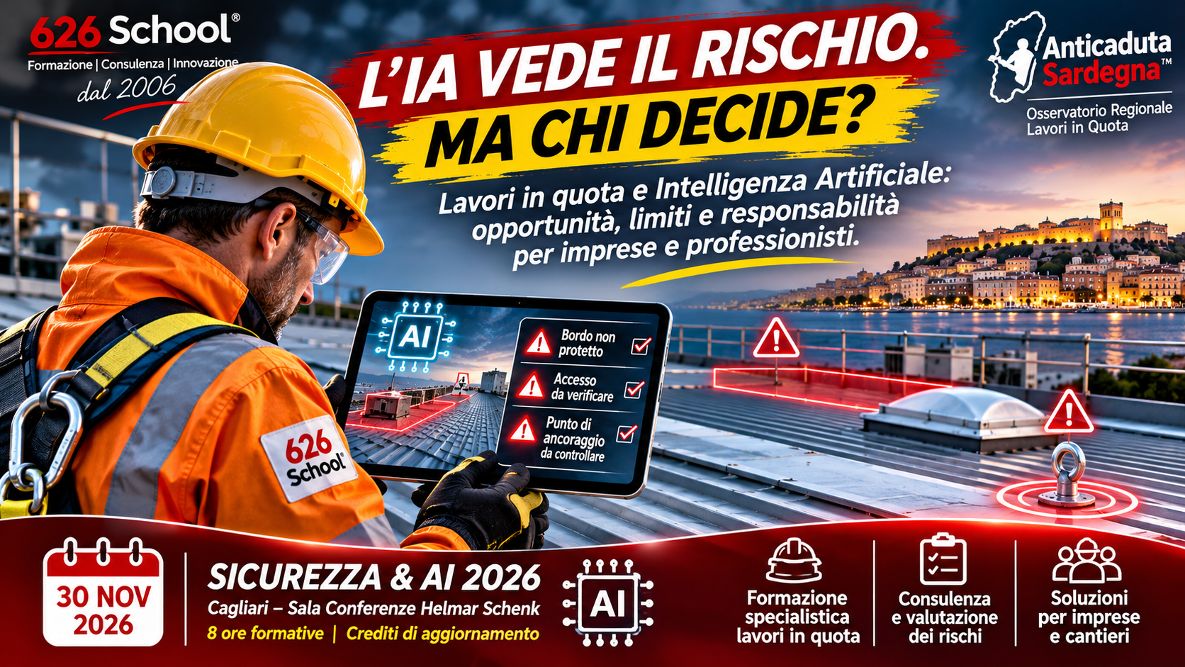 Lavori in quota e intelligenza artificiale: la prevenzione nei cantieri entra in una nuova fase?