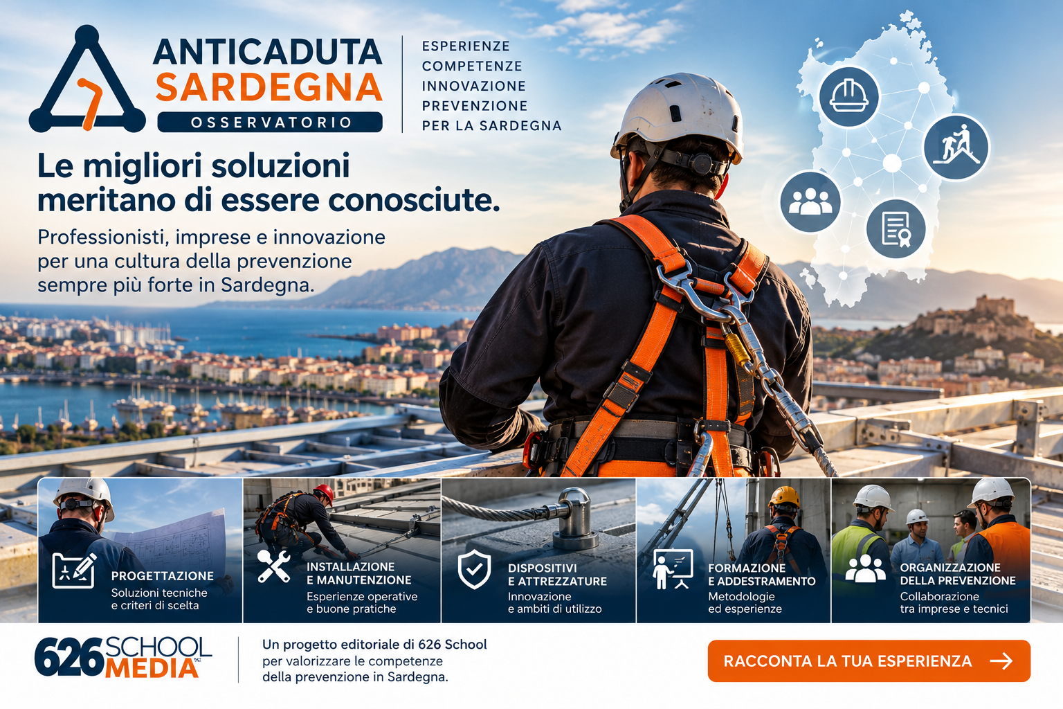 Anticaduta Sardegna apre alle competenze: perché le migliori soluzioni meritano di essere conosciute